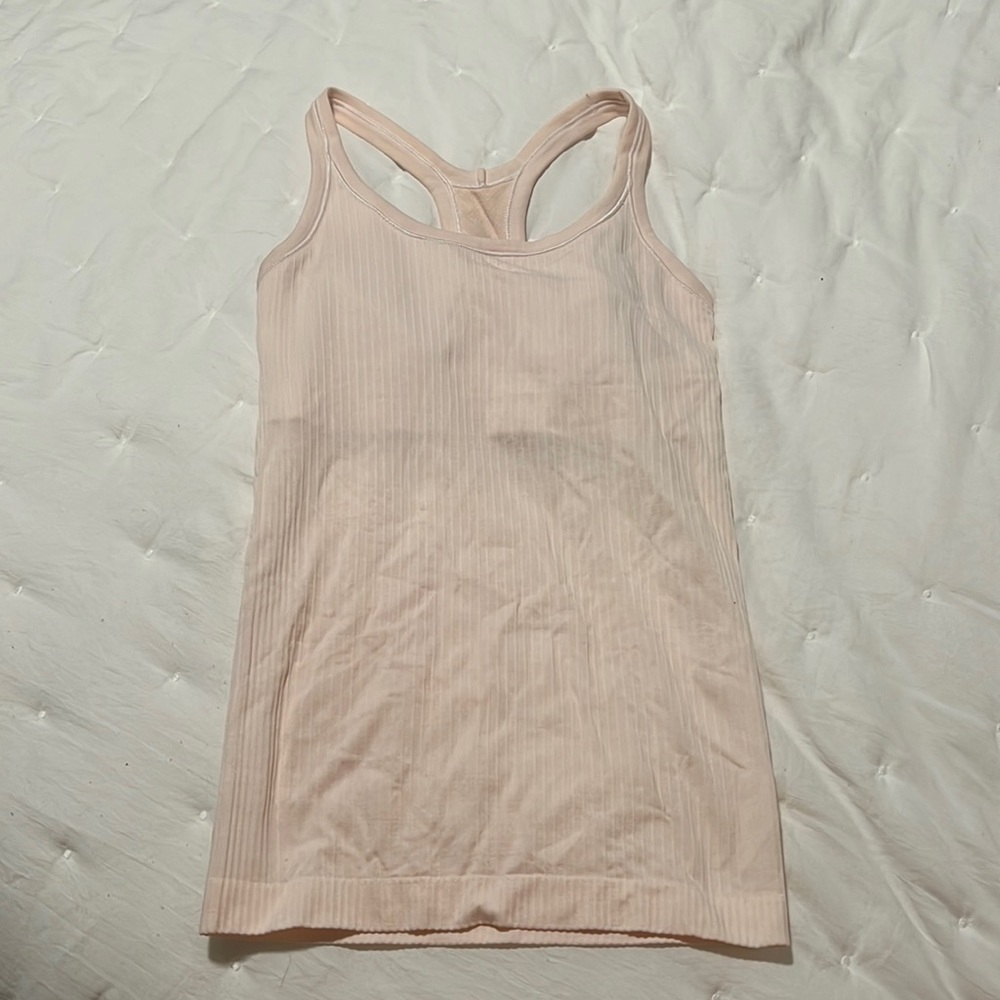 Lululemon tank top, color strawberry milkshake